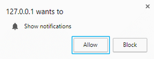 Click 'Allow' to enable Desktop Notifications in Google Chrome Click 'Allow' to enable Desktop Notifications in Google Chrome